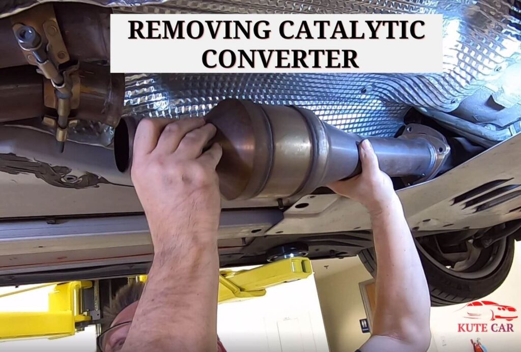 Removing a catalytic converter