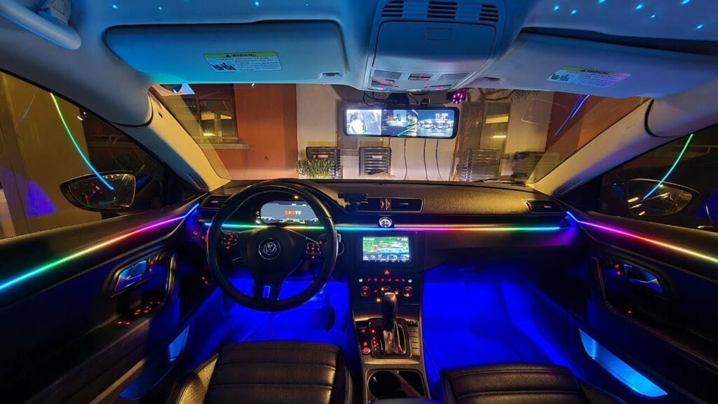 Cars with Ambient Lighting