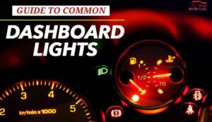 Dashboard light car with squiggly lines