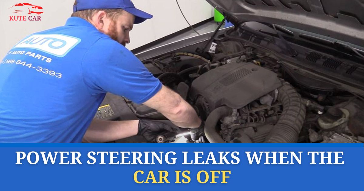 Power steering leaks when the car is off